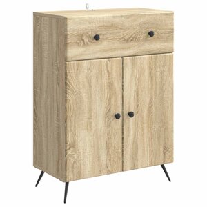 vidaXL Buffet Chêne Sonoma 66 x 34 5 x 90 cm Bois d'ingénierie