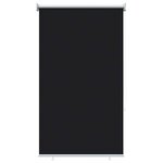 vidaXL Store enrouleur Protection UV Noir 80 x 140 cm Polyester