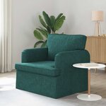 vidaXL Canapé Vert foncé 84 x 80 x 85 cm tissu