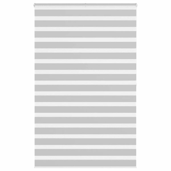 vidaXL Store zèbre gris clair largeur du tissu 135 9 cm polyester