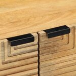 vidaXL Table basse marron 80x50x40 cm bois de manguier massif