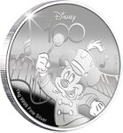 Pièce de monnaie en Argent 25 Dollars g 1000 (1 Kg) Millésime 2023 Disney 100 Magical Years MICKEY MOUSE