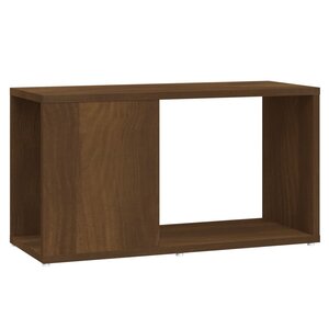 vidaXL Meuble TV Chêne marron 60x24x32 cm Bois d'ingénierie