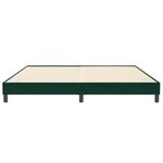 vidaXL Sommier à lattes de lit sans matelas vert foncé 200x210cm