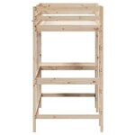 vidaXL Lit superposé avec bureau 100x200 cm bois de pin massif