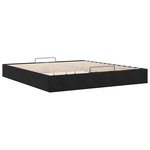 vidaXL Cadre de lit ottoman sans matelas noir 200x200 cm velours