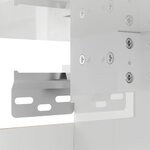 vidaXL Meubles TV muraux 2 Pièces Blanc brillant 30 5x30x30 cm