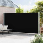 vidaXL Auvent latéral rétractable de patio 220x600 cm Noir