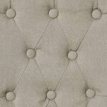 vidaXL Chaises à manger lot de 6 poil de chameau tissu