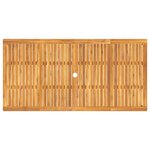 vidaXL Ensemble de salle à manger pour jardin 7 Pièces Marron