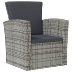 Salon de jardin meuble d'extérieur ensemble de mobilier 8 pièces avec coussins résine tressée gris 02_0017694
