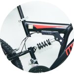 MERCIER Vélo VTT tout suspendu 24 - 18 vitesses - Enfant 9/14 ans