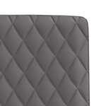 vidaXL Chaises à manger lot de 6 gris similicuir
