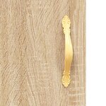 vidaXL Tables de chevet 2 Pièces chêne sonoma 40x40x50 cm bois ingénierie