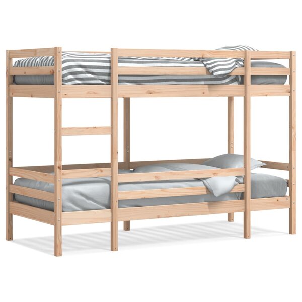 vidaXL Lit superposé sans matelas 80x200 cm bois de pin massif