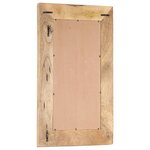 vidaXL Miroir sculpté à la main 80x50x2 5 cm bois de manguier solide
