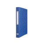 Classeur 2 anneaux Carte lustrée dos de 35 mm bleu ELBA