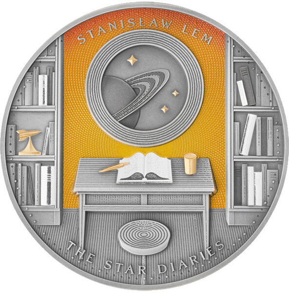 Monnaie STANISLAW LEM Star Diaries Argent 2000 Francs Cameroon 2025 (PRÉCOMMANDE)