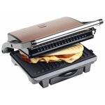 Bestron Gril à panini ASW113CO 1000 W Noir et cuivre