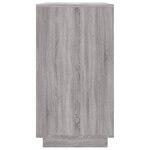 vidaXL Buffet sonoma gris 80x34x75 cm bois d'ingénierie