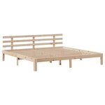 vidaXL Lit bibliothèque sans matelas 180x200 cm bois massif de pin