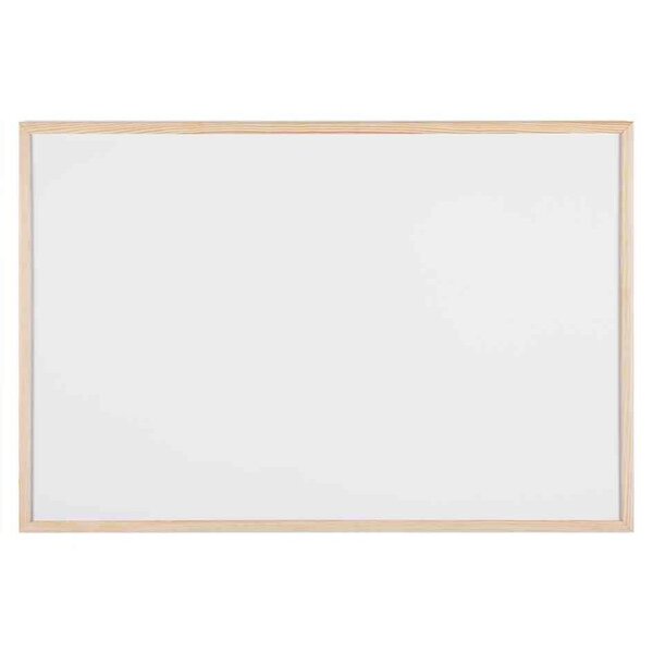 Tableau blanc  cadre en bois  (L)400 x (H)300 mm BI-OFFICE