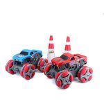 RC - PACK DE  2 MONSTER TRUCK CYKLONE DRIFT + ACCESSOIRES