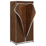 vidaXL 2 Pièces Garde-robes Marron 75x50x160 cm