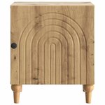vidaXL Cabinet de chevet 2 pc Chêne artisanal 43 x 34 5 x 50 cm
