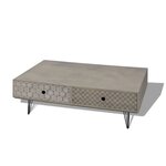 vidaXL Table basse 100 x 60 x 35 cm gris