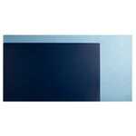 Sous Main Souple Pu Bicolore - 35x60cm - Marine/ciel - Exacompta