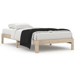 vidaXL Cadre de lit sans matelas bois massif de pin 100x200 cm