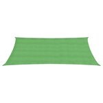 vidaXL Voile d'ombrage 160 g/m² Vert clair 2x5 m PEHD