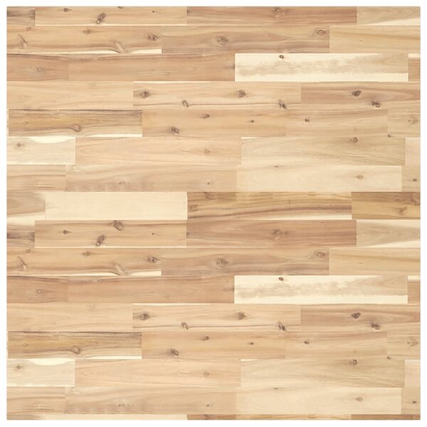 vidaXL Dessus de table carré 90x90x2 cm bois massif d'acacia