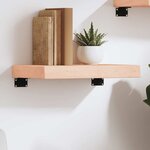 vidaXL Étagère murale 40x30x(2-6) cm bois de chêne massif non traité
