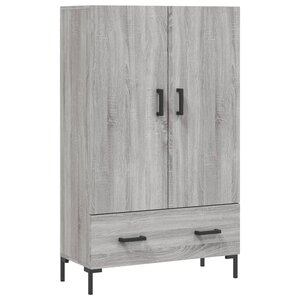 vidaXL Buffet haut sonoma gris 69 5x31x115 cm bois d'ingénierie