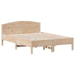 vidaXL Cadre de lit sans matelas 120x190 cm bois de pin massif