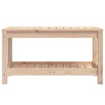 vidaXL Banc de jardin 82 5x35x45 cm bois massif de pin