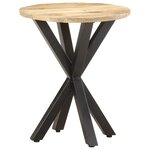 Vidaxl table d'appoint 48x48x56 cm bois de manguier massif