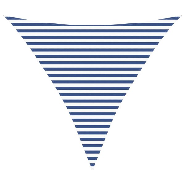 vidaXL Voile d'ombre Bleu et Blanc 3 6 x 3 6 x 3 6 m