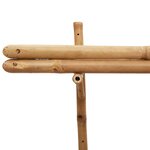 vidaXL Étagère Murale avec étagère Marron 100 x 26 x 60 cm Bambou