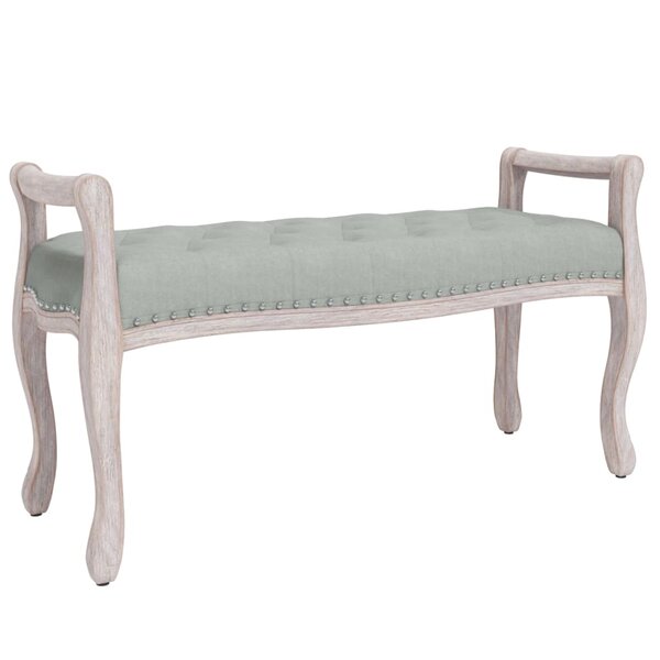 vidaXL Banc Gris clair 110x45x60 cm Velours