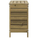 vidaXL Repose-pied de jardin 62x31 5x52 cm bois de pin imprégné