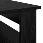 vidaXL Table basse Chêne noir 96 x 54 x 44 cm Bois d'ingénierie