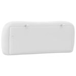 vidaXL Coussin de tête de lit Hvar blanc 100 cm similicuir