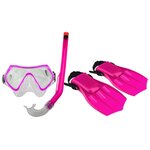 Waimea Masque de plongée junior avec masque/tube respiratoire/palmes