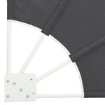 vidaXL Écran de confidentialité pour balcon Noir 210 x 210 cm tissu