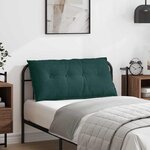 vidaXL Coussin de Dos Vert foncé 100 x 19 x 50 cm tissu