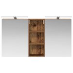 vidaXL Ensemble de Meubles de Salle de Bain 3 Pièces 130 x 14 5 x 70 cm