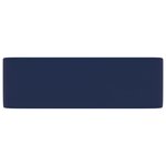 vidaXL Lavabo de luxe Bleu foncé mat 41x30x12 cm Céramique